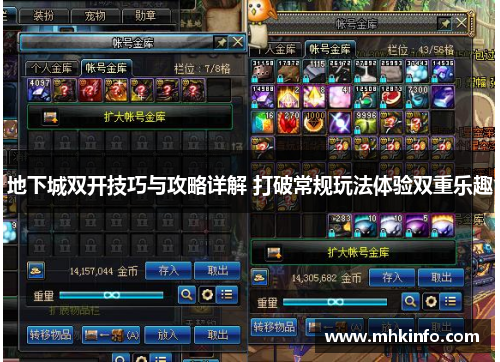 地下城双开技巧与攻略详解 打破常规玩法体验双重乐趣