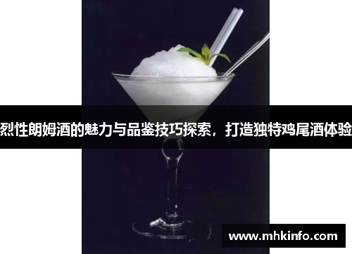 烈性朗姆酒的魅力与品鉴技巧探索，打造独特鸡尾酒体验