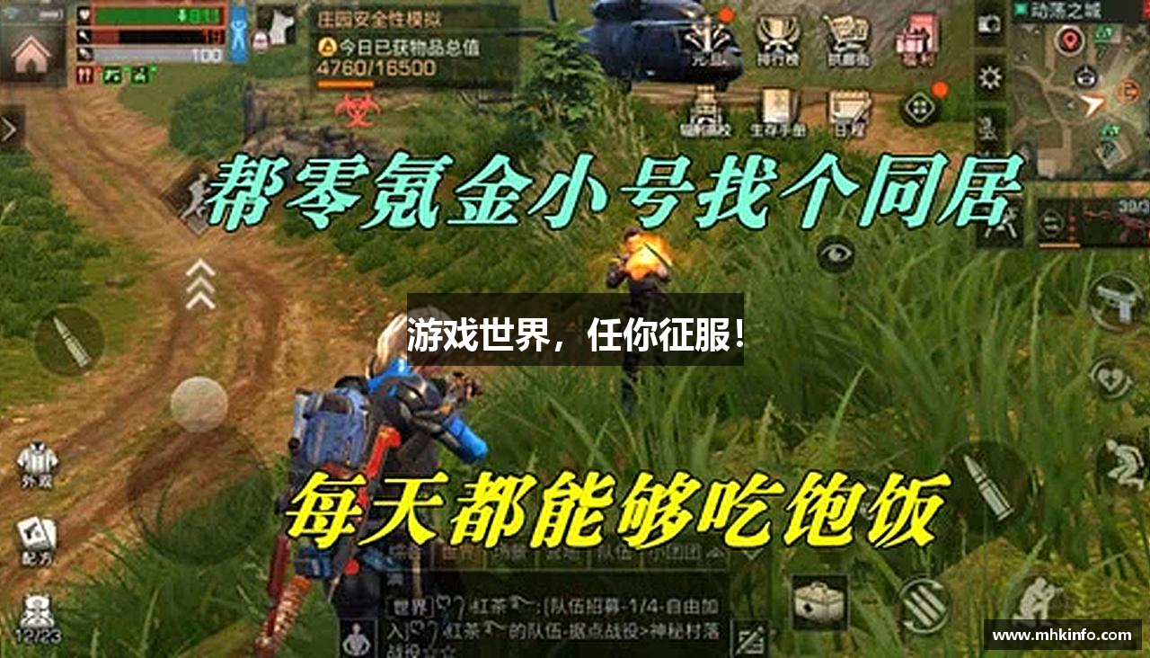 游戏世界，任你征服！